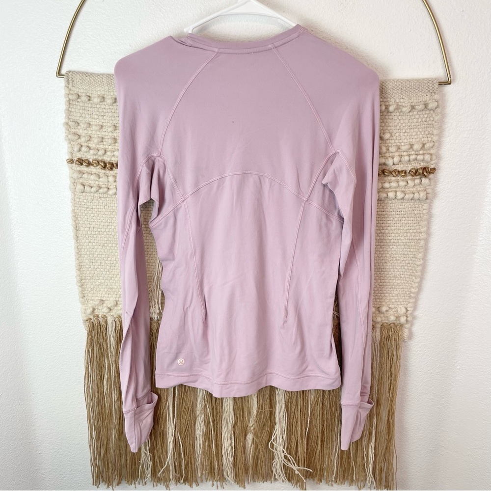 Lululemon Its Rulu Run Long Sleeve Shirt Size 4 - Picture 3 of 4
